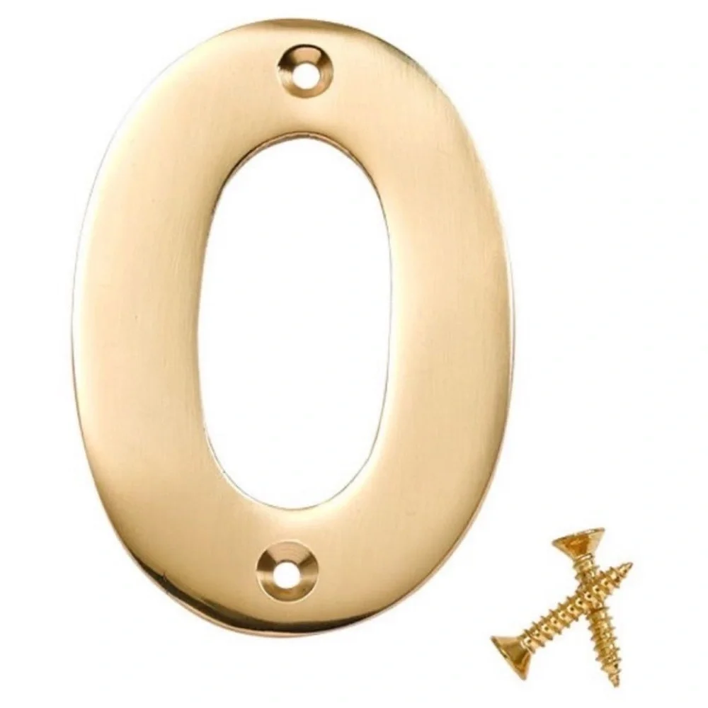 Williams Sonoma Brass House Address Number, #0